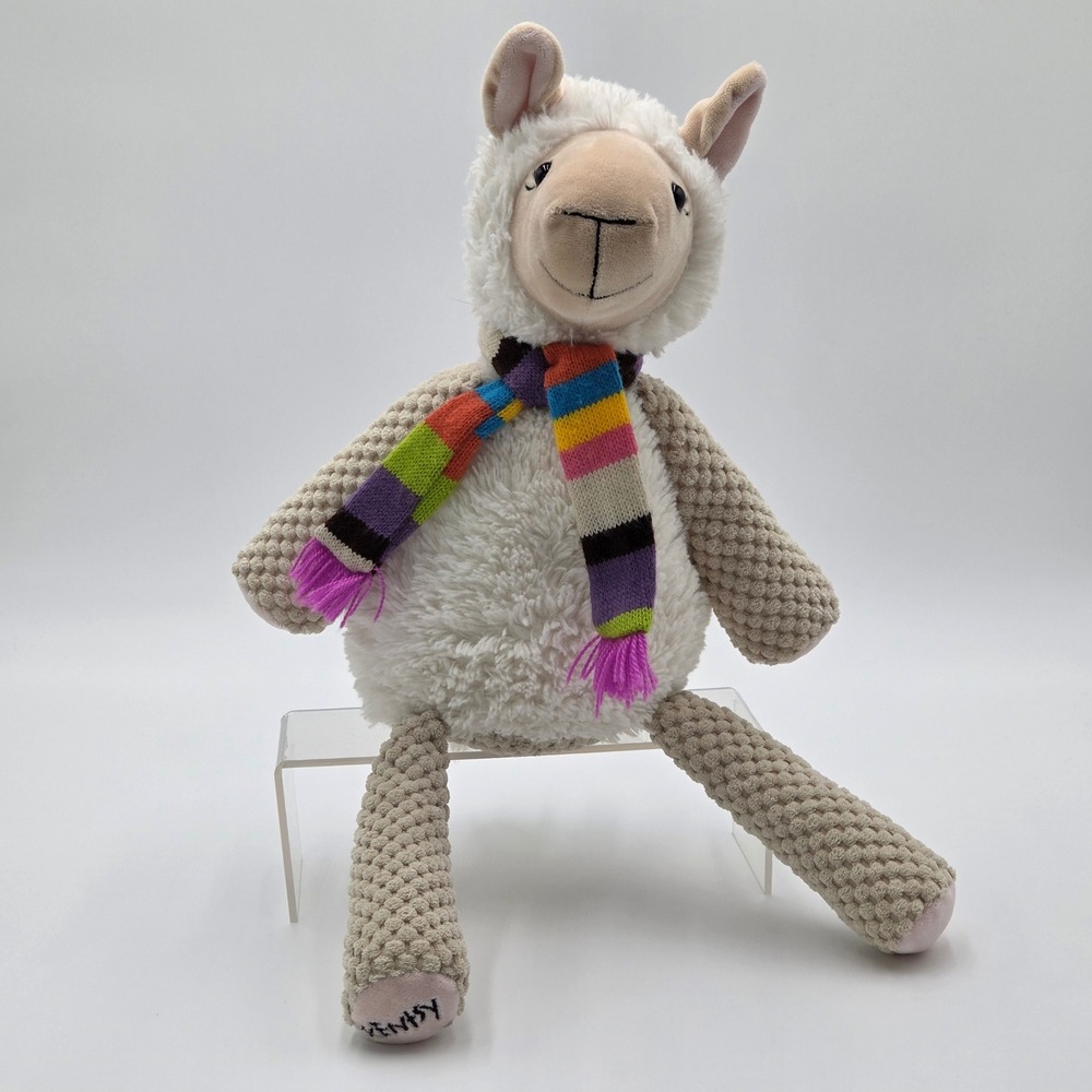 Scentsy Buddy 16" Alma the Alpaca Plush W/ Colorful Scarf
